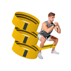 Fabric Resistance Bands (Yellow)